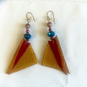 Handmade Leather Earrings
